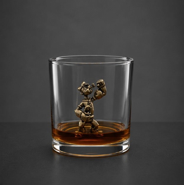 Whiskey Glass Popeye the Sailor