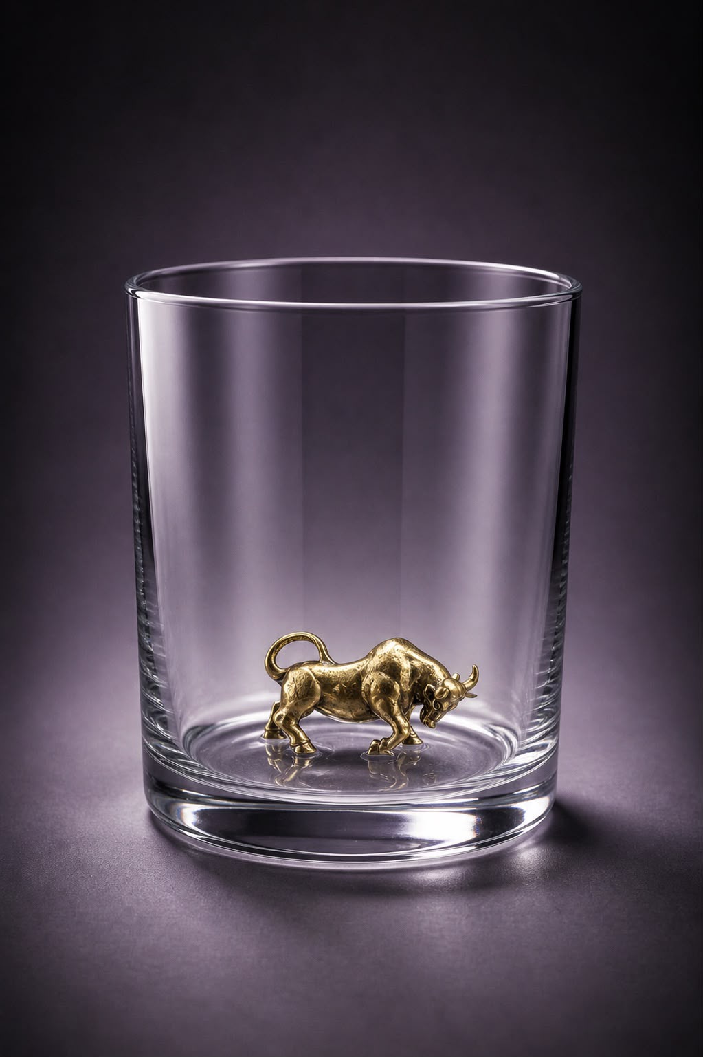 Whiskey Glass Bull