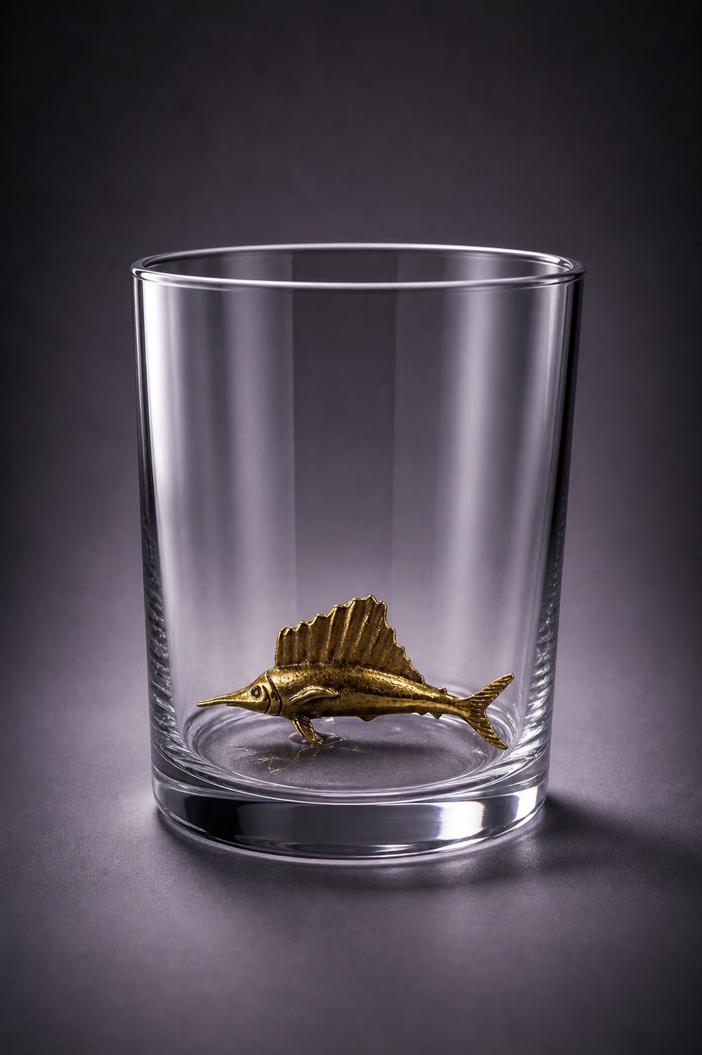 Whiskey Glass Sword Fish