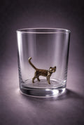 Whiskey Glass Cat