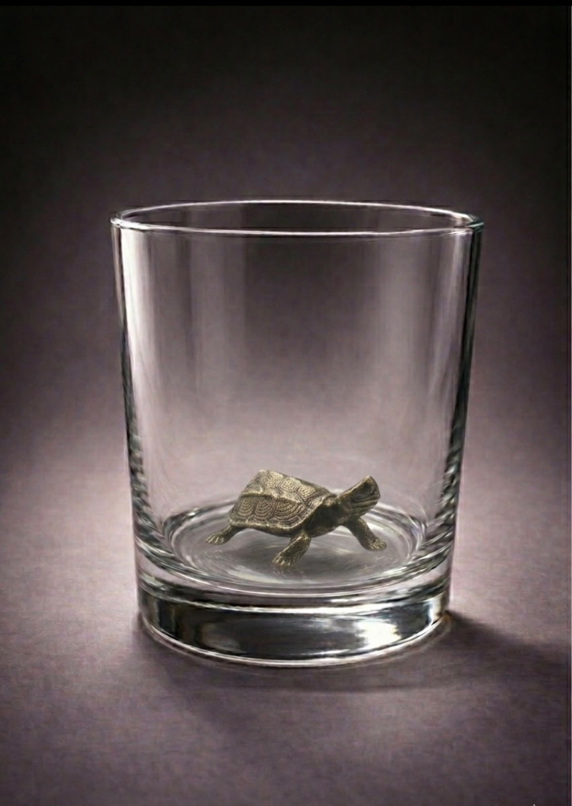 Whiskey Glass Turtle