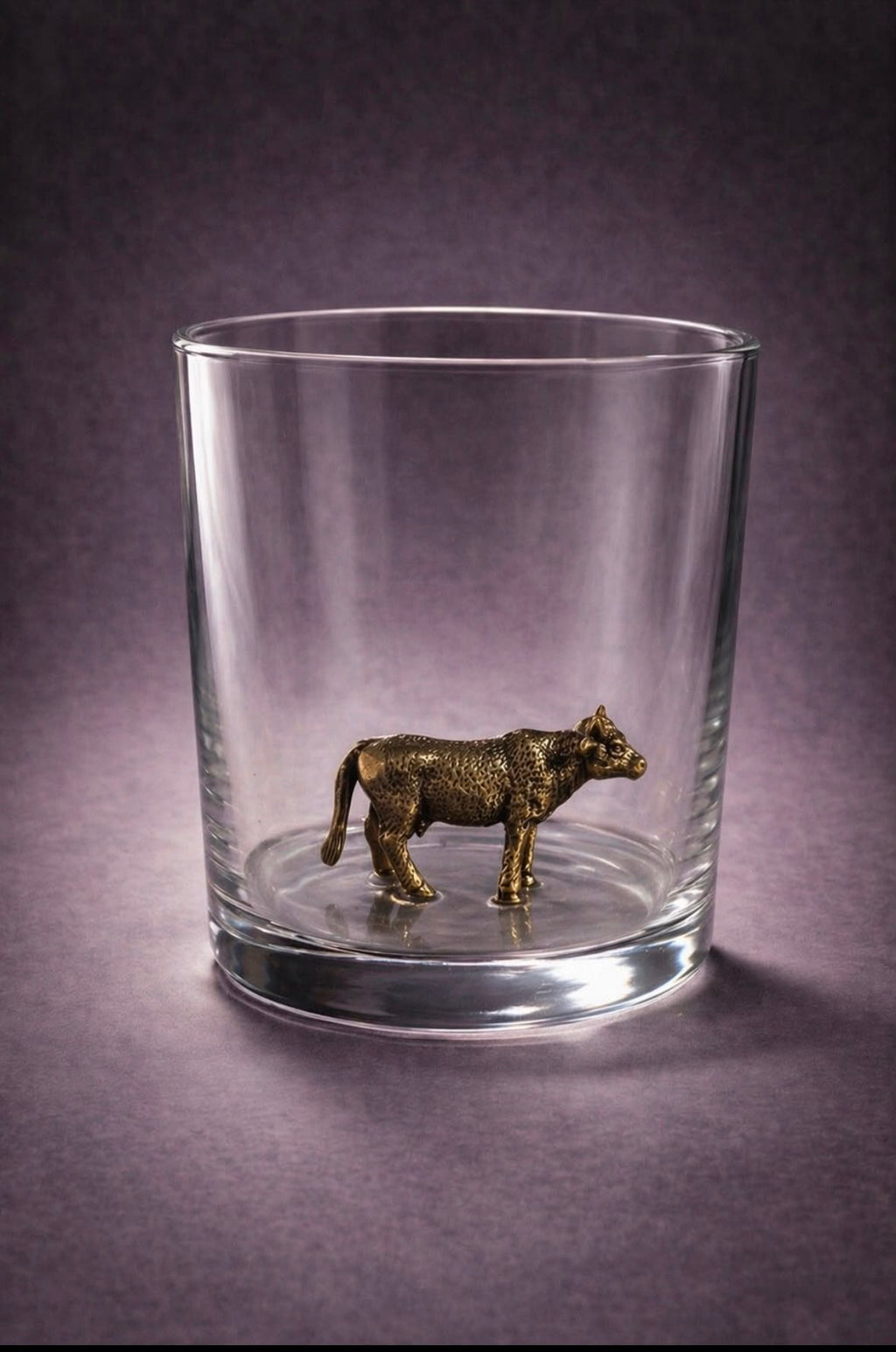 Whiskey Glass Cow