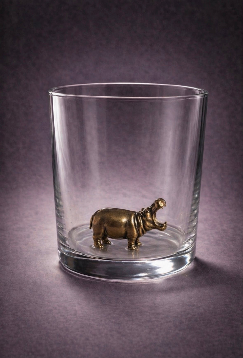 Whiskey Glass Hippopotamus