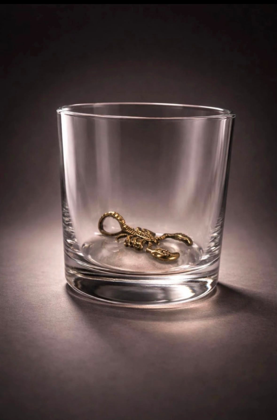 Whiskey Glass Scorpion
