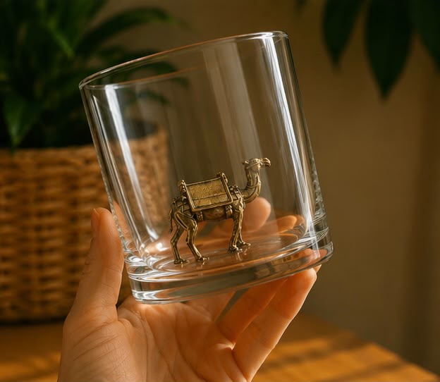 whiskey Glass Camel