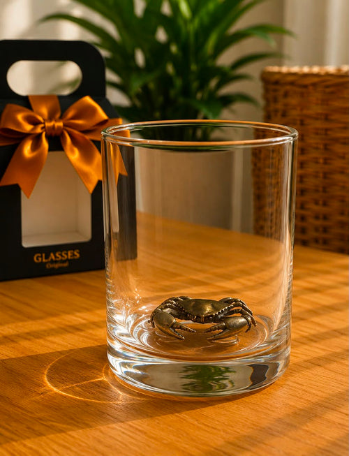 Whiskey Glass Crab
