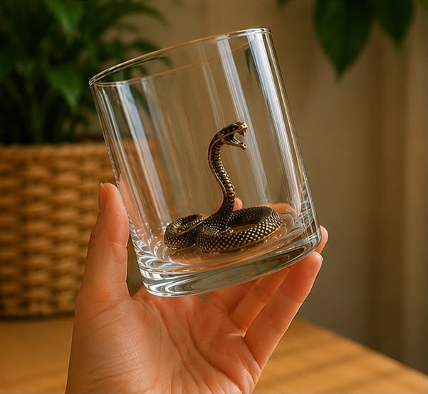 Whiskey Glass Snake