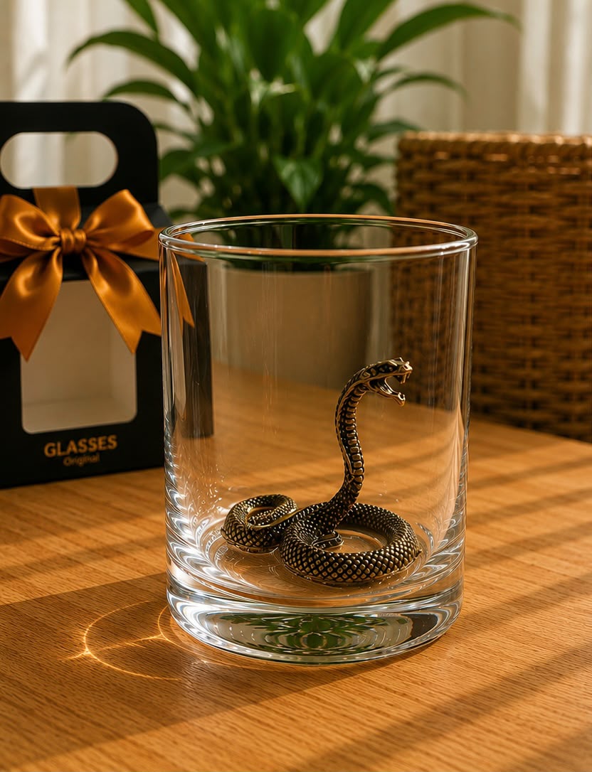 Whiskey Glass Snake