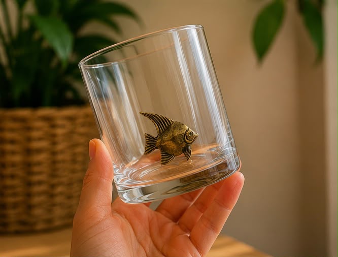 Whiskey Glass Fish 1