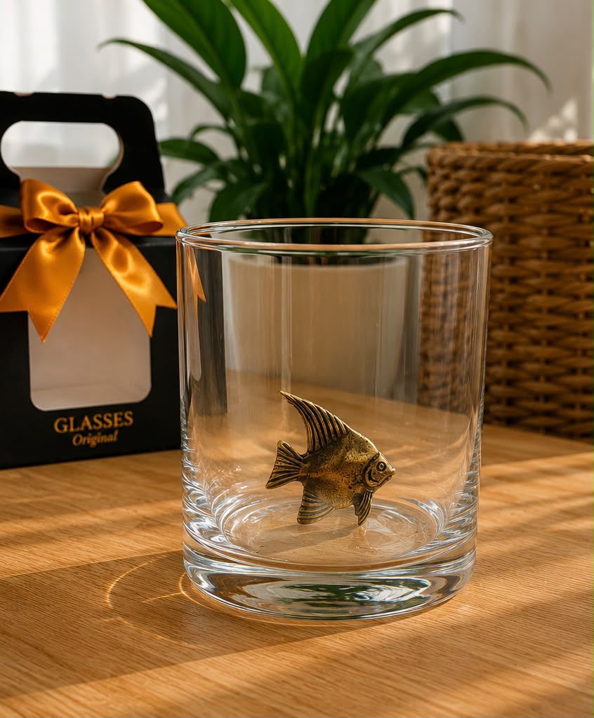 Whiskey Glass Fish 1